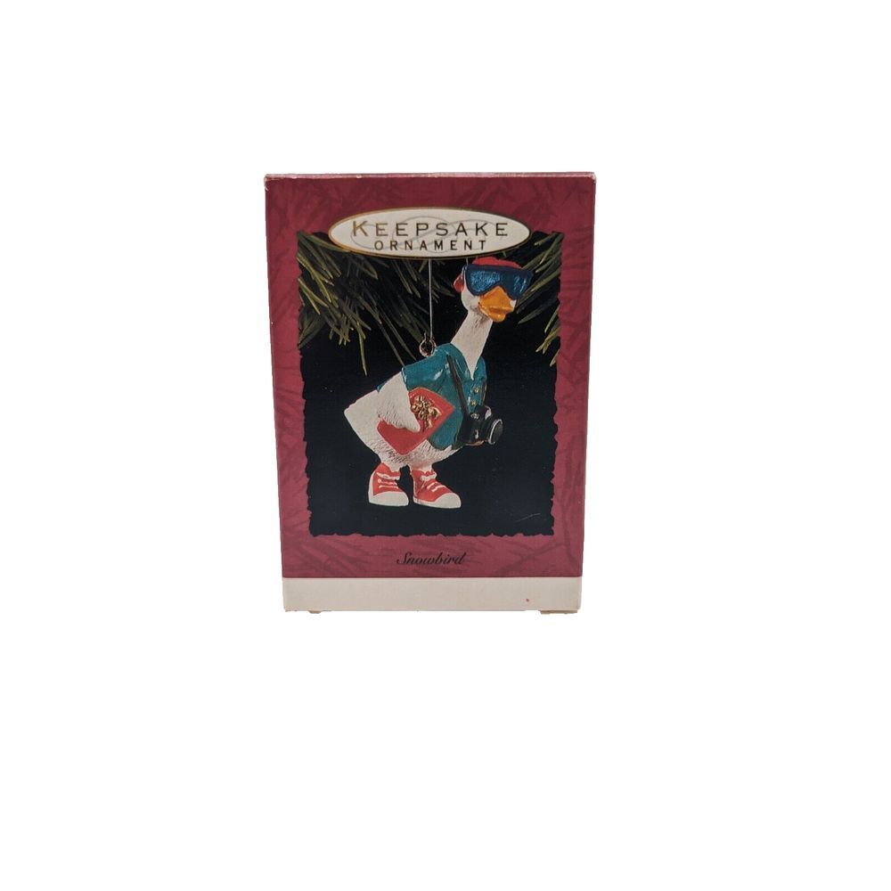 Snowbird Hallmark Christmas Ornament 1993 Original Box‎ QX5165